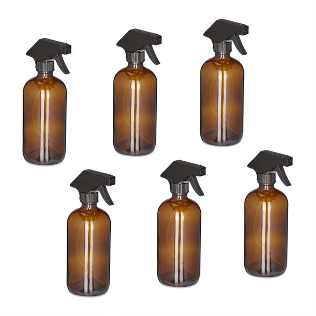 Stikla smidzinātāja pudele 500 ml 6 gabalu komplekts