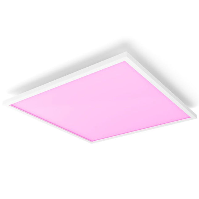 Square LED Ceiling Panel, White & Color, Bluetooth Control