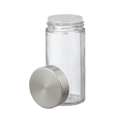 Square spice carousel with 16 glasses