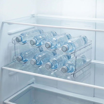 Sakraujams pudeļu plaukts – modulārs, paplašināms, caurspīdīgs