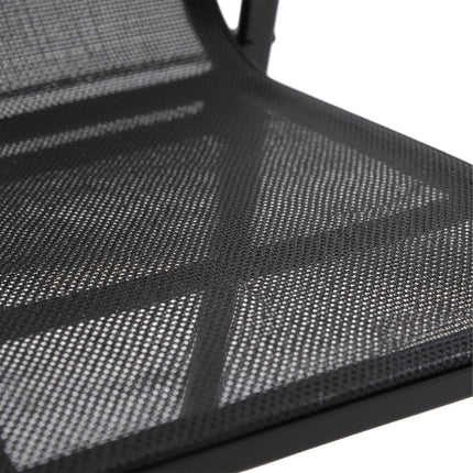 Stackable Garden Chairs with High Back and Armrests, 150 kg, Anthracite