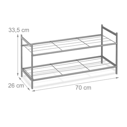 Sakraujams apavu plaukts ar 2 plauktiem