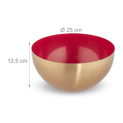 Nerūsējošā tērauda servēšanas bļoda 25 cm