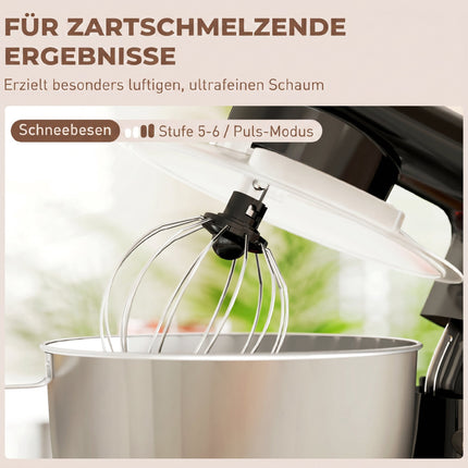 Stacionārais mikseris ar 4,5 l nerūsējošā tērauda bļodu, 1300 W, bēšs