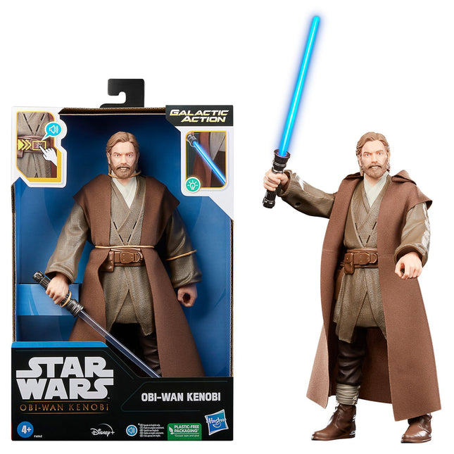Zvaigžņu karu interaktīvā figūriņa Galaktikas Obi-Vans Kenobi, 30 cm
