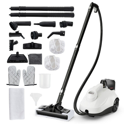 Steam cleaner 2000W Steam pressure: 5 bar Tank: 1.8L Temperature: up to 160℃ White