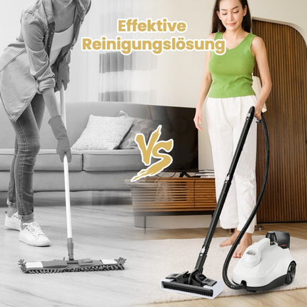 Steam cleaner 2000W Steam pressure: 5 bar Tank: 1.8L Temperature: up to 160℃ White