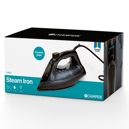 Steam iron Ceramic 2400W SJ500 Black