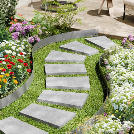 Steel Landscape Edging, 5-Pack 39 x 3 in, Galvanized