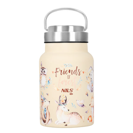 Tērauda ūdens pudele, 520 ml, meža zaļa