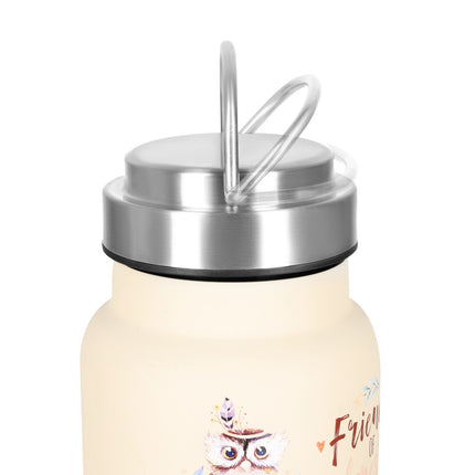 Tērauda ūdens pudele, 520 ml, meža zaļa