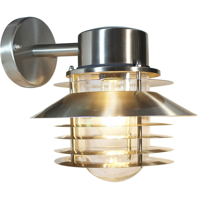 Stig Down Wall luminaire E27 socket IP44 Aluminum