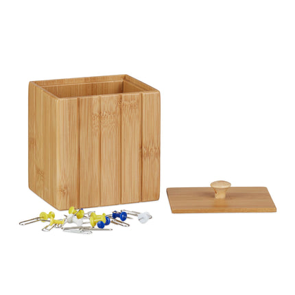 Storage box with lid