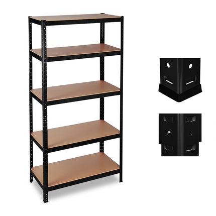 Uzglabāšanas plaukts 180x90x60 melns