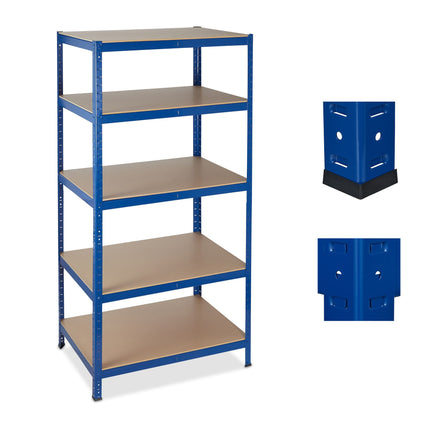 Uzglabāšanas plaukts 180x90x60 zils
