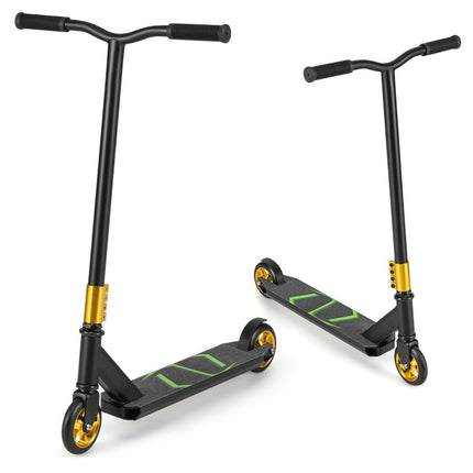 Stunt Scooter with 360 Steering &amp; PU Wheels &amp; Aluminum Deck Stunt Scooter Fun Scooter Black