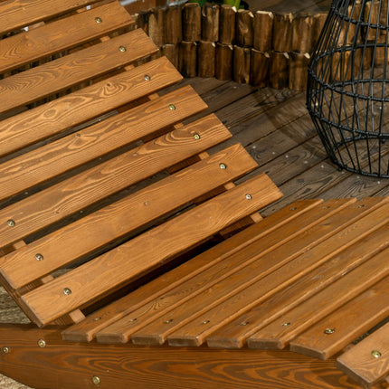 Sauļošanās krēsls, Atpūtas krēsls, Dārza atpūtas krēsls, Atpūtas krēsls baseinam, Balkons, Līdz 120 kg, Masīvkoks, Tīkkoks, 66 x 170 x 77 cm