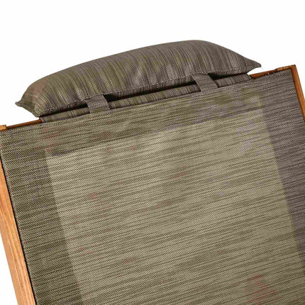 Sauļošanās krēsls, Atpūtas krēsls ar regulējamu atzveltni, Atpūtas krēsls, Dārza krēsls, Baseina zonai, Līdz 113 kg, Brūna, 194 X 70 X 32 Cm