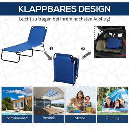 Sauļošanās krēsls ar jumtu, saliekams atpūtas krēsls, dārza krēsls ar 4 virzienos regulējamu atzveltni, kempinga krēsls, relaksācijas krēsls balkonam, Oksforda
