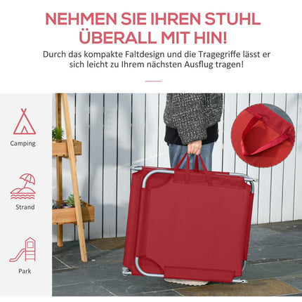 Sauļošanās krēsls, saliekams dārza krēsls, atpūtas krēsls ar 5 virzienos regulējamu atzveltni, laikapstākļiem izturīgs kempinga krēsls, dārza krēsls var izturēt svaru līdz 120 kg, dārzam, brīvdienām, āra aktivitātēm, pludmalei, base
