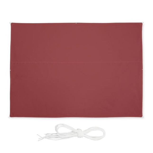 Sun sail rectangular maroon