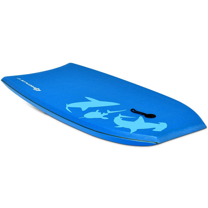 SUP dēlis, bērnu bodyboard, sērfošanas dēlis, sērfošanas dēlis, zils, 104 x 52 x 6 cm
