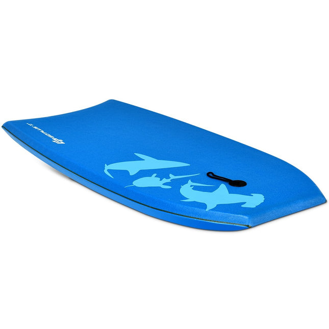 SUP dēlis, bērnu bodyboard, sērfošanas dēlis, sērfošanas dēlis, zils, 104 x 52 x 6 cm