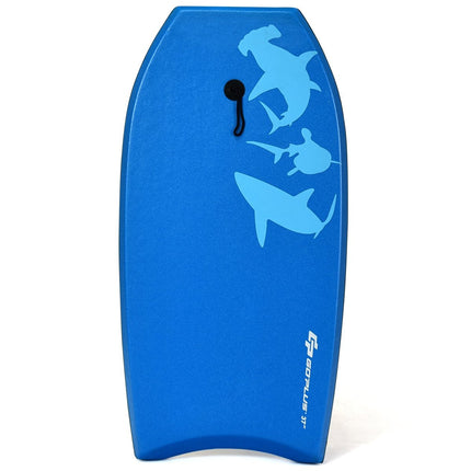 SUP dēlis, bērnu bodyboard, sērfošanas dēlis, sērfošanas dēlis, zils, 104 x 52 x 6 cm