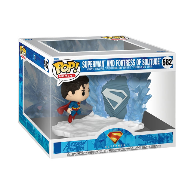 Supermena Funko Pop! vinila figūriņa ar vientulības cietokšņa displeju