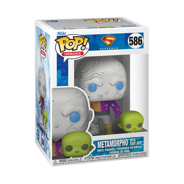 Supermena Funko Pop! vinila figūriņa ar Metamorfu un mazuli Džoiju