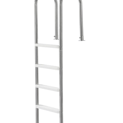 Swimming Pool Ladder, 4-Step Double Handrails, 304 Steel
