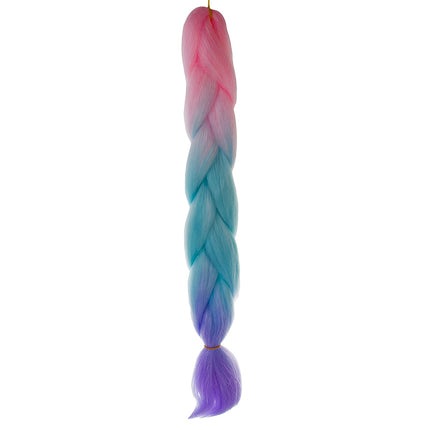 Sintētiskās matu ombre bizes rozā/ni/f W10341