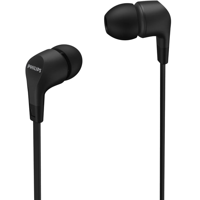 TAE1105BK Wired in-ear headphones with built-in remote control. Black.