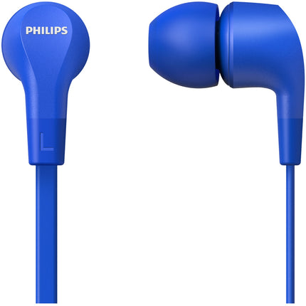 TAE1105BL Wired in-ear headphones with built-in remote control. Blue.