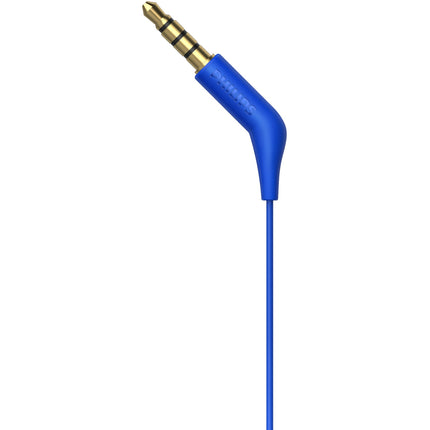 TAE1105BL Wired in-ear headphones with built-in remote control. Blue.