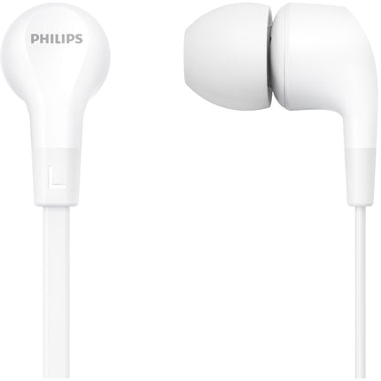 TAE1105WT Wired in-ear headphones with built-in remote control. White.