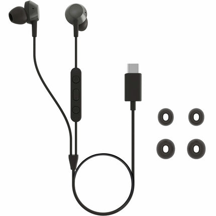 TAE5008BK In-ear headphones with microphone and remote control. USB-C connector. Black.