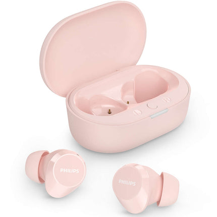 TAT1209PK True Wireless Headphones. Small and comfortable. 6+18 hours of playing time. IPX4 class. Pink.