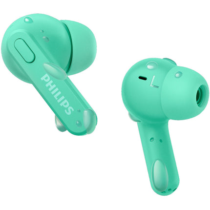 TAT2206GR True Wireless Headphones, IPX4 class (splash and sweat resistant) 6+18 hours playtime. Gray.