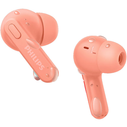 TAT2206PK True Wireless Headphones, IPX4 class (splash and sweat resistant) 6+18 hours play time. Pink.