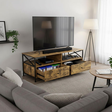 TV skapis ar atvilktnēm televizoriem līdz 55 collām