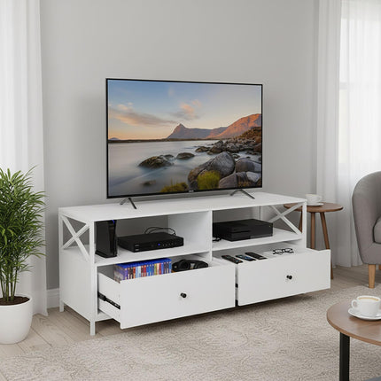 TV skapis ar atvilktnēm televizoriem līdz 55 collām