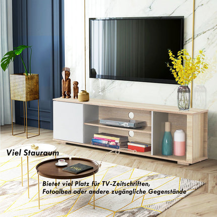TV statīvs, ozolkoka multimediju konsole televizoriem līdz 60 collu diagonālei