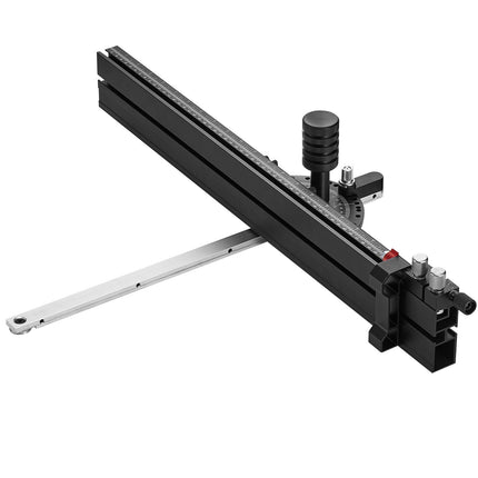 Table Saw Miter Gauge, 3/4 x 3/8 in Slot, 15 Stops