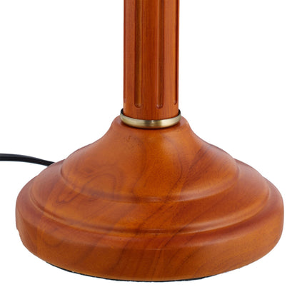 Galda lampa antīkā stilā bēšā krāsā