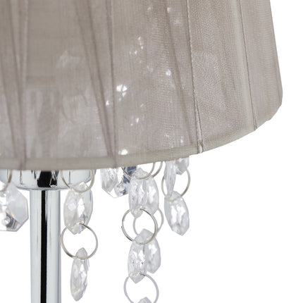 Galda lampa organza kristāls
