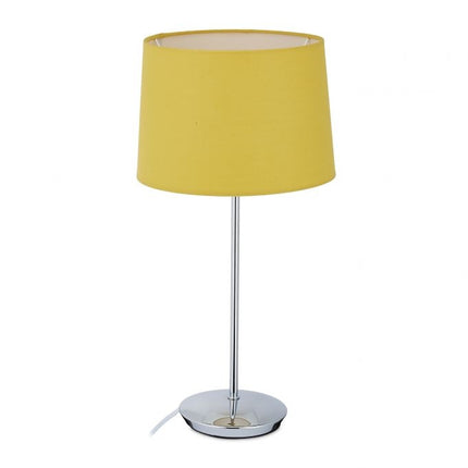 Galda lampa ar auduma abažūru