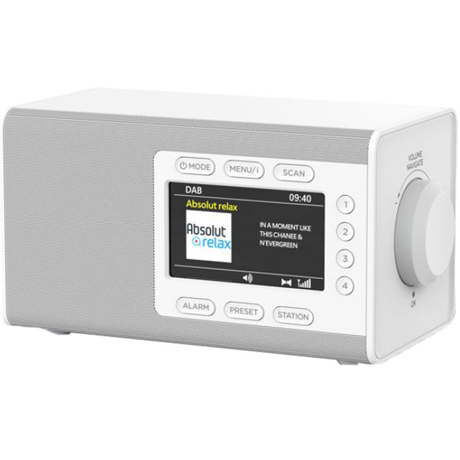 Table radio Color display Preset buttons DAB900WE White