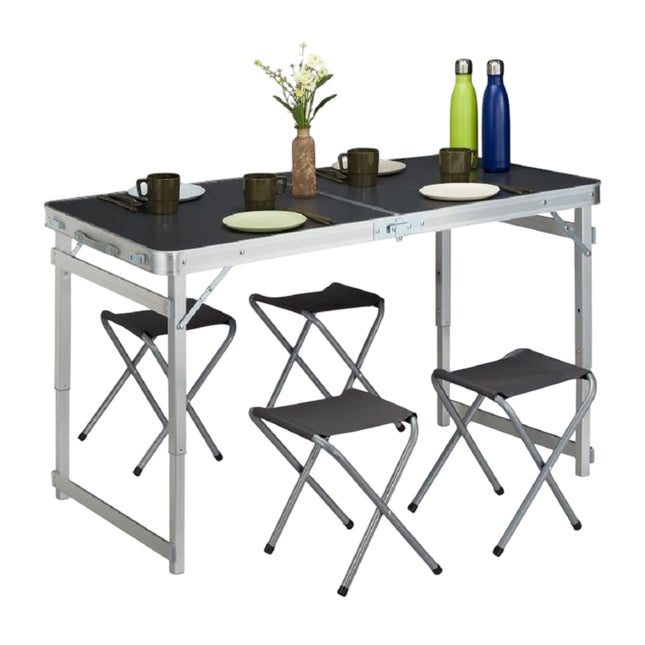 Table set for camping