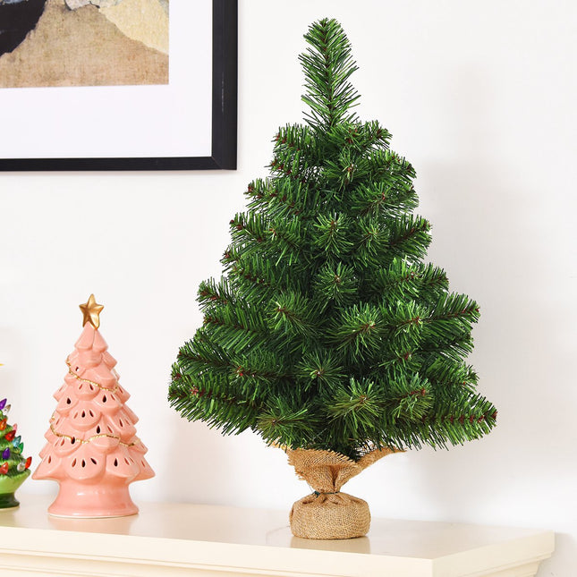 Tabletop Artificial Christmas Tree, 60 cm, Battery, 67 Branches